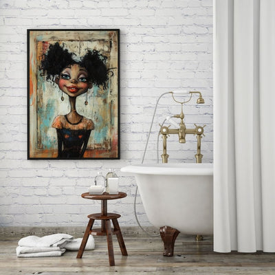 Whimsical Delight – Quirky Portrait with Bold Details - Infusion Home