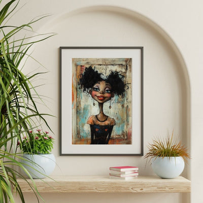 Whimsical Delight – Quirky Portrait with Bold Details - Infusion Home