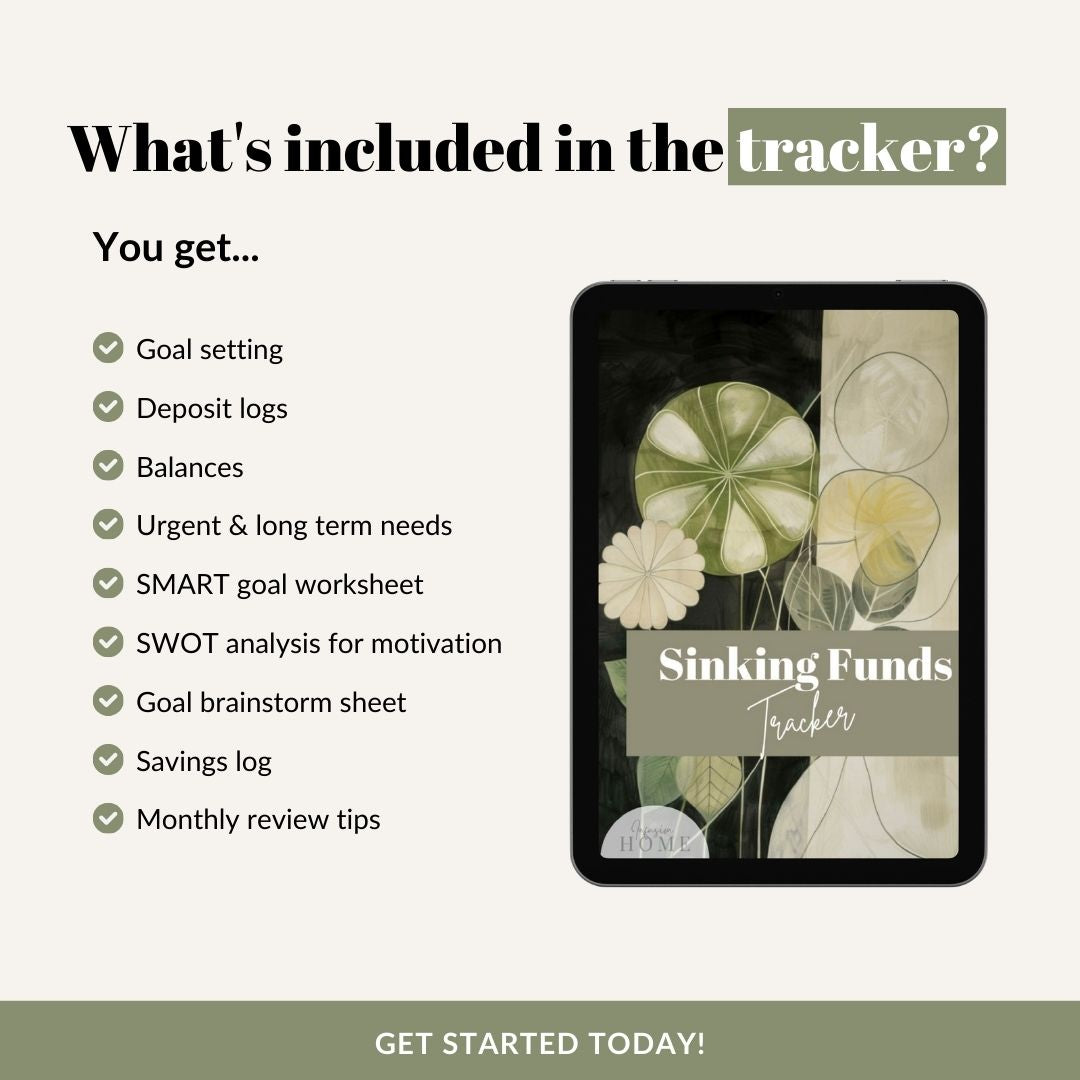 Sinking Funds Tracker